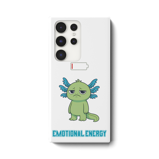 Emotional Energy – Axolotl mit leerem Akku - Samsung Galaxy S23 Ultra Handyhülle