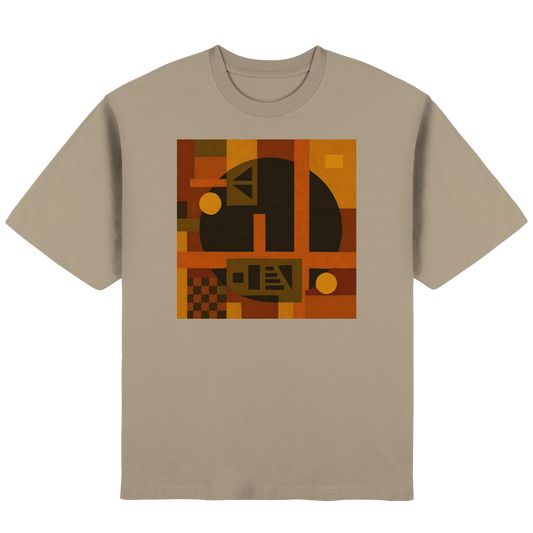 Klang der Geometrie – Erdenkraft Edition - Streetwear Oversized T-Shirt