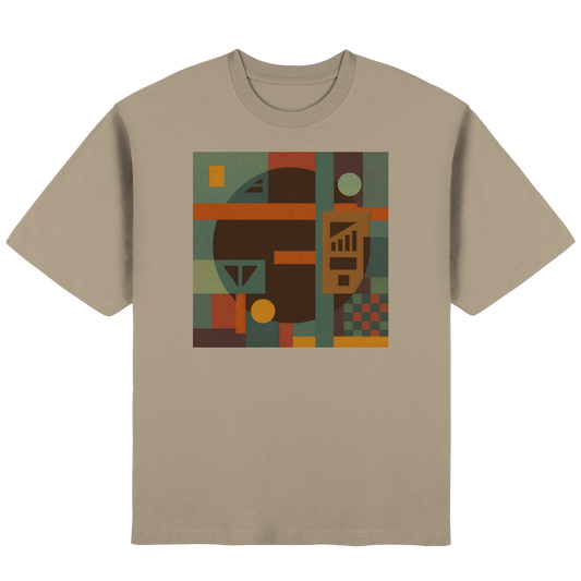Klang der Geometrie - Sonnenrausch Edition - Streetwear Oversized T-Shirt
