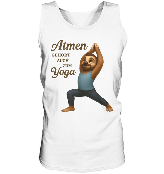 Slothies - Atmen gehört auch zum Yoga. - Männlich - Tank-Top