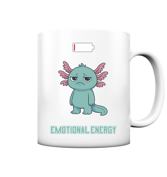 Emotional Energy – Axolotl (Türkis)  - Tasse matt