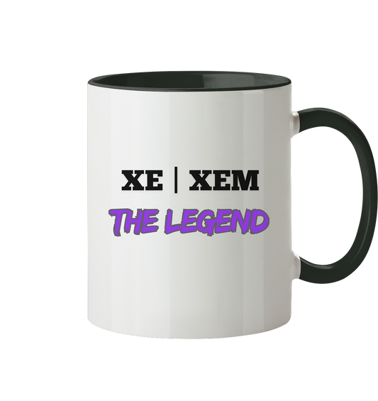 xe / xem – THE LEGEND - Tasse zweifarbig