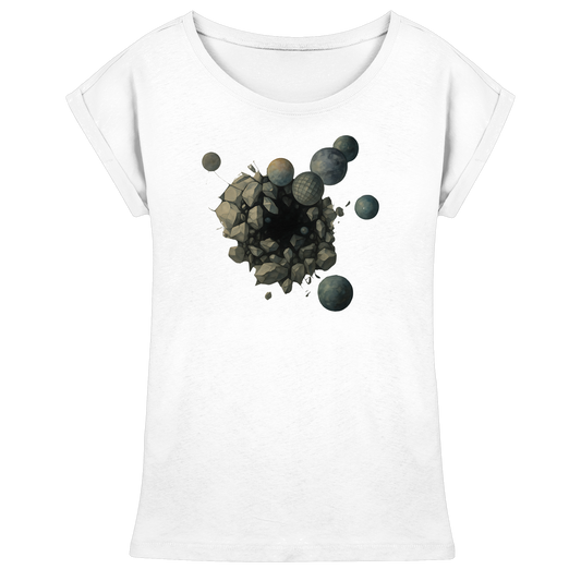 r.p.art - "Durchbruch"  - Womens Extended Shoulder T-Shirt