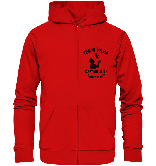 Team Papa - Captain seit*  (Dark Edition) - Zipper